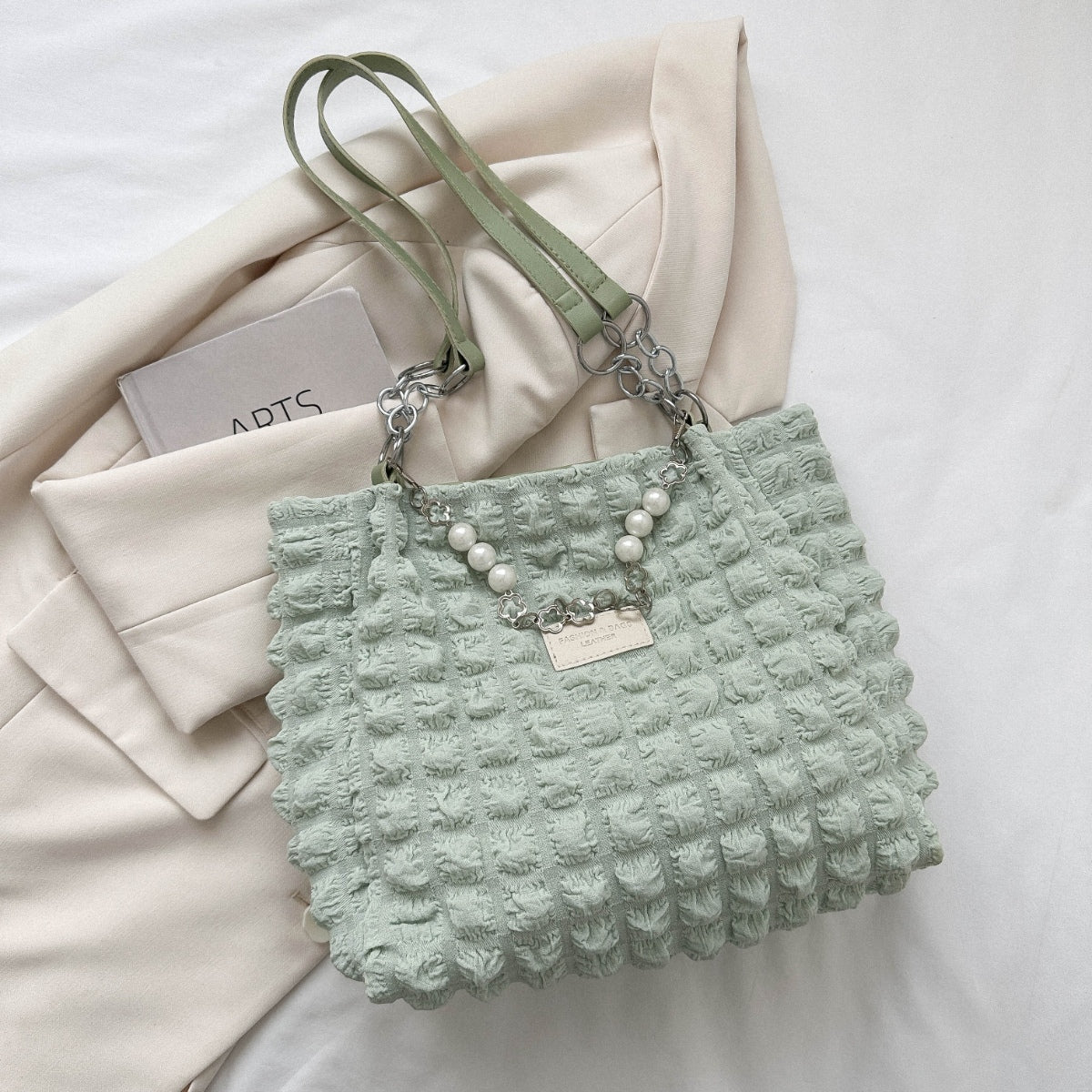 Cloud Puffy Polyester Tote Bag