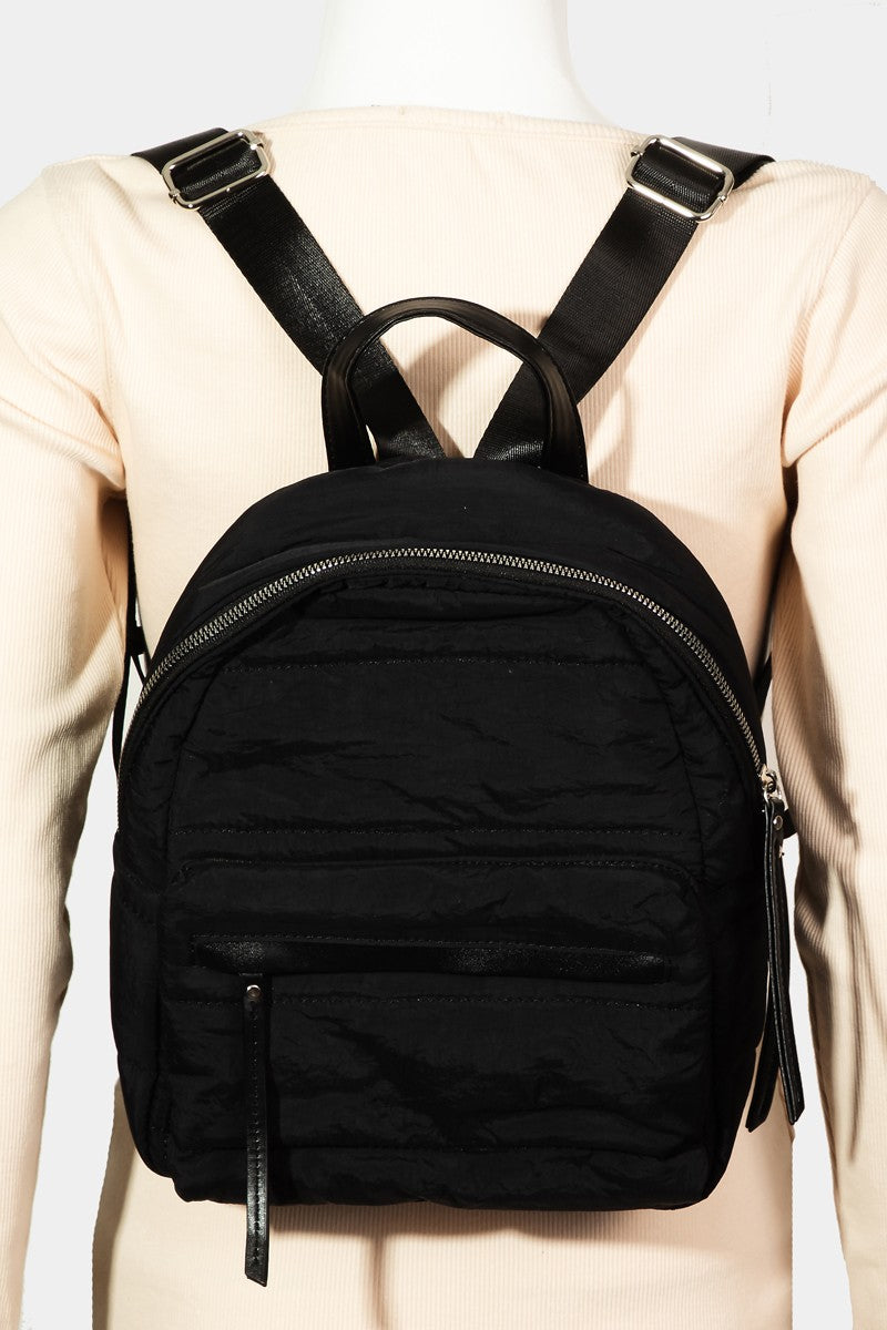 Fame Adjustable Strap Nylon Backpack Bag