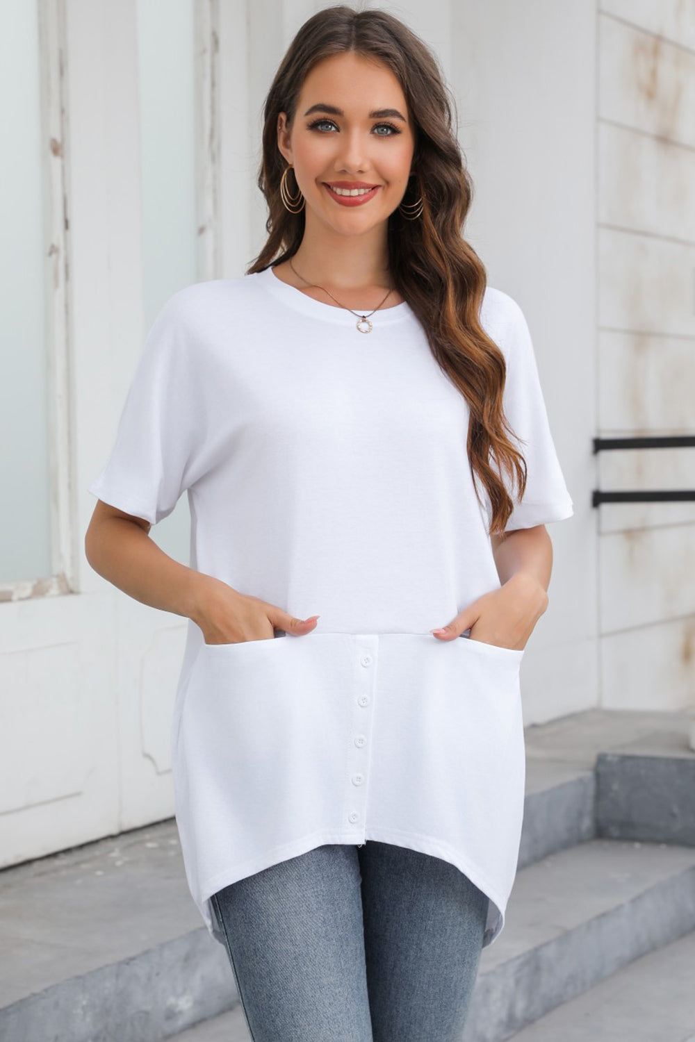 Round Neck Short Sleeve T-Shirt