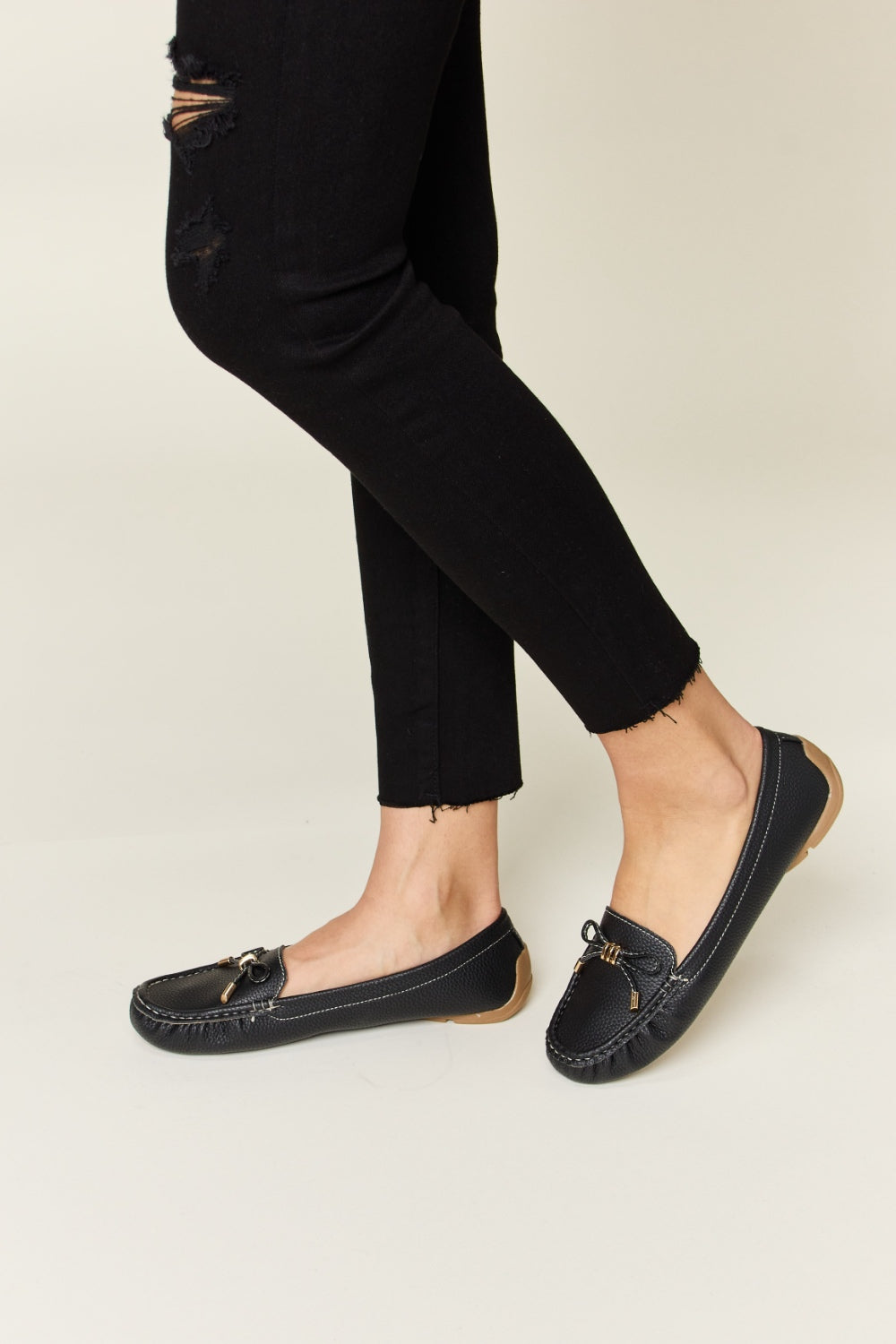 Forever Link Slip On Bow Flats Loafers