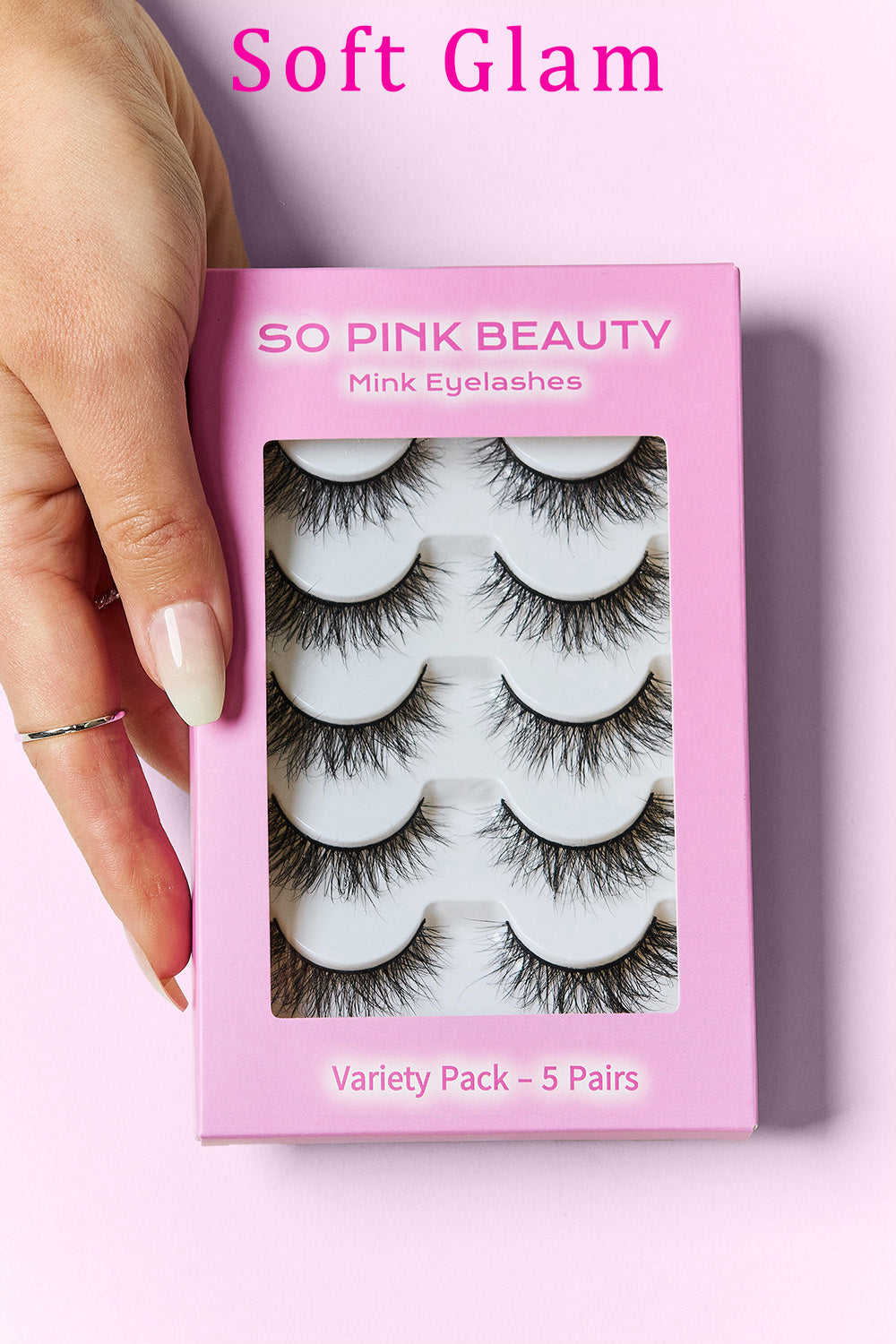 SO PINK BEAUTY Nerzwimpern 5 Paar