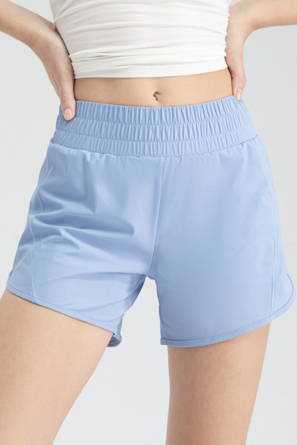 Aktiv-Shorts mit elastischer Taille