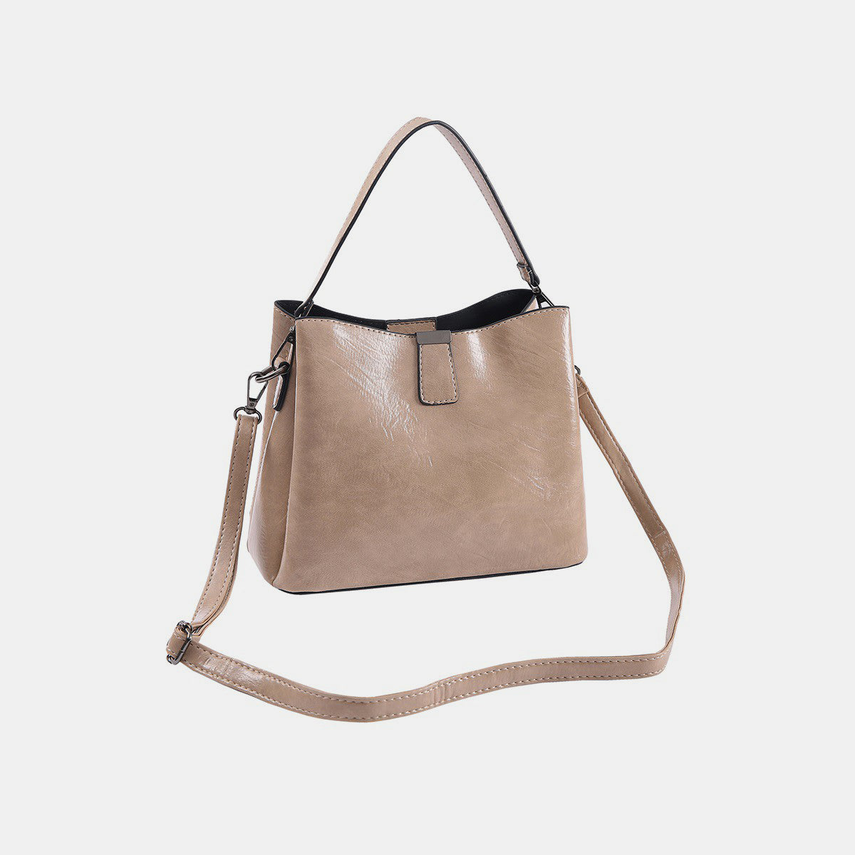 Zenana Vegan Leather Bucket Shoulder Bag