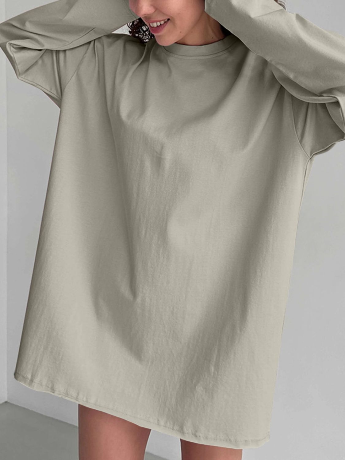 Round Neck Long Sleeve T-Shirt