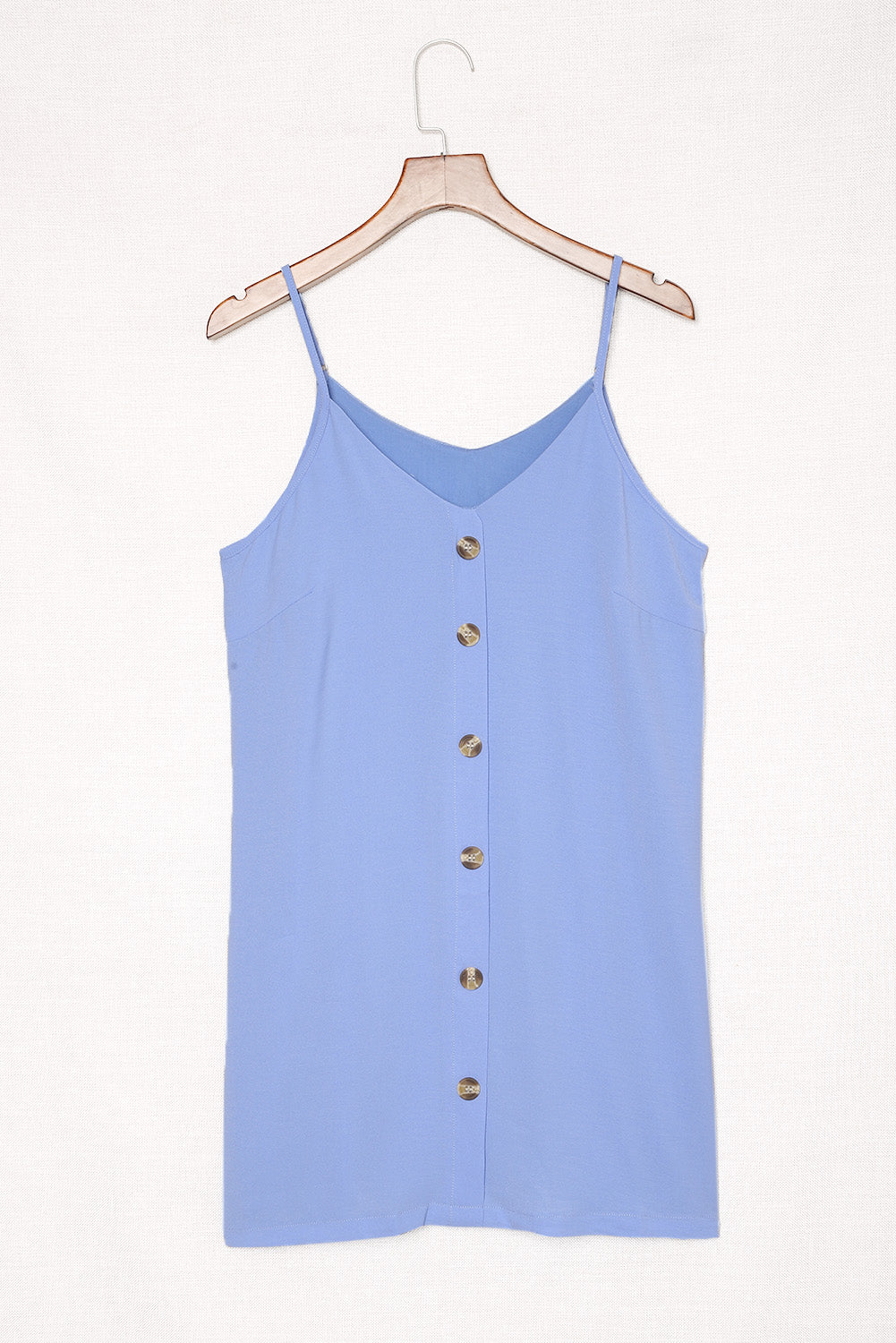 Mini-Camisole-Kleid mit V-Ausschnitt