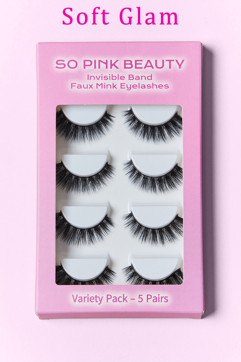 SO PINK BEAUTY Nerzwimpern 5 Paar