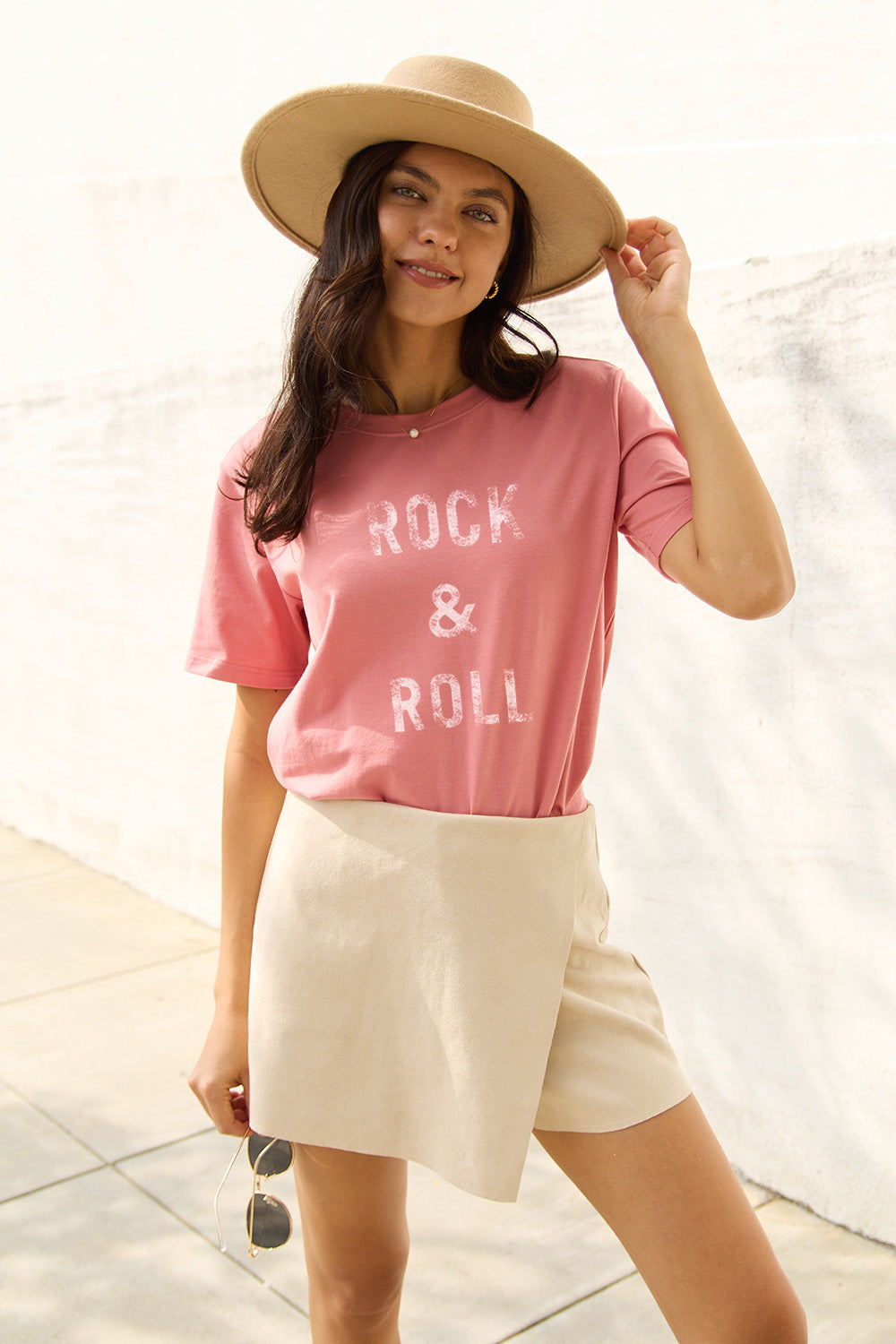 Simply Love Full Size ROCK & ROLL Short Sleeve T-Shirt