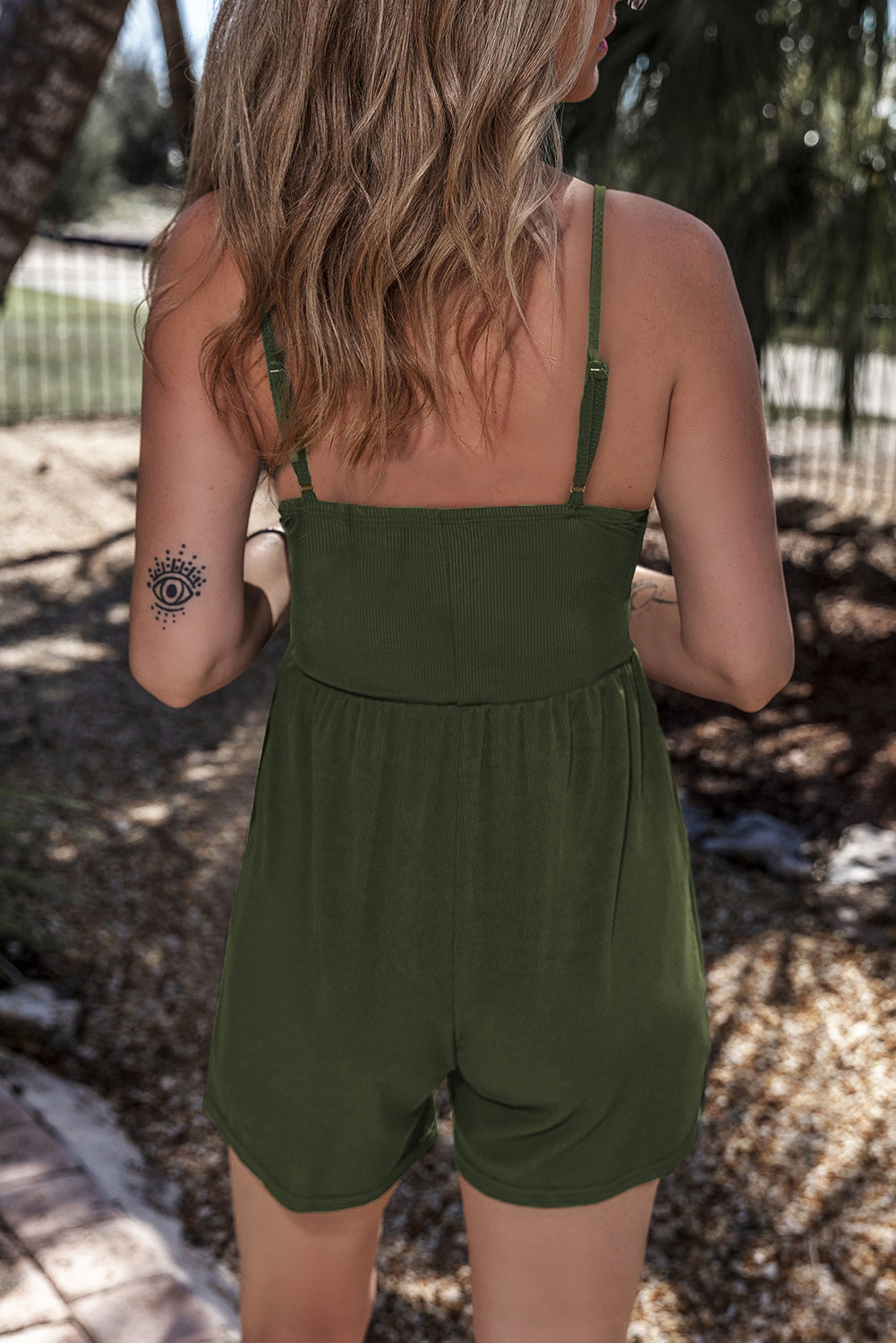 V-Neck Spaghetti Strap Romper