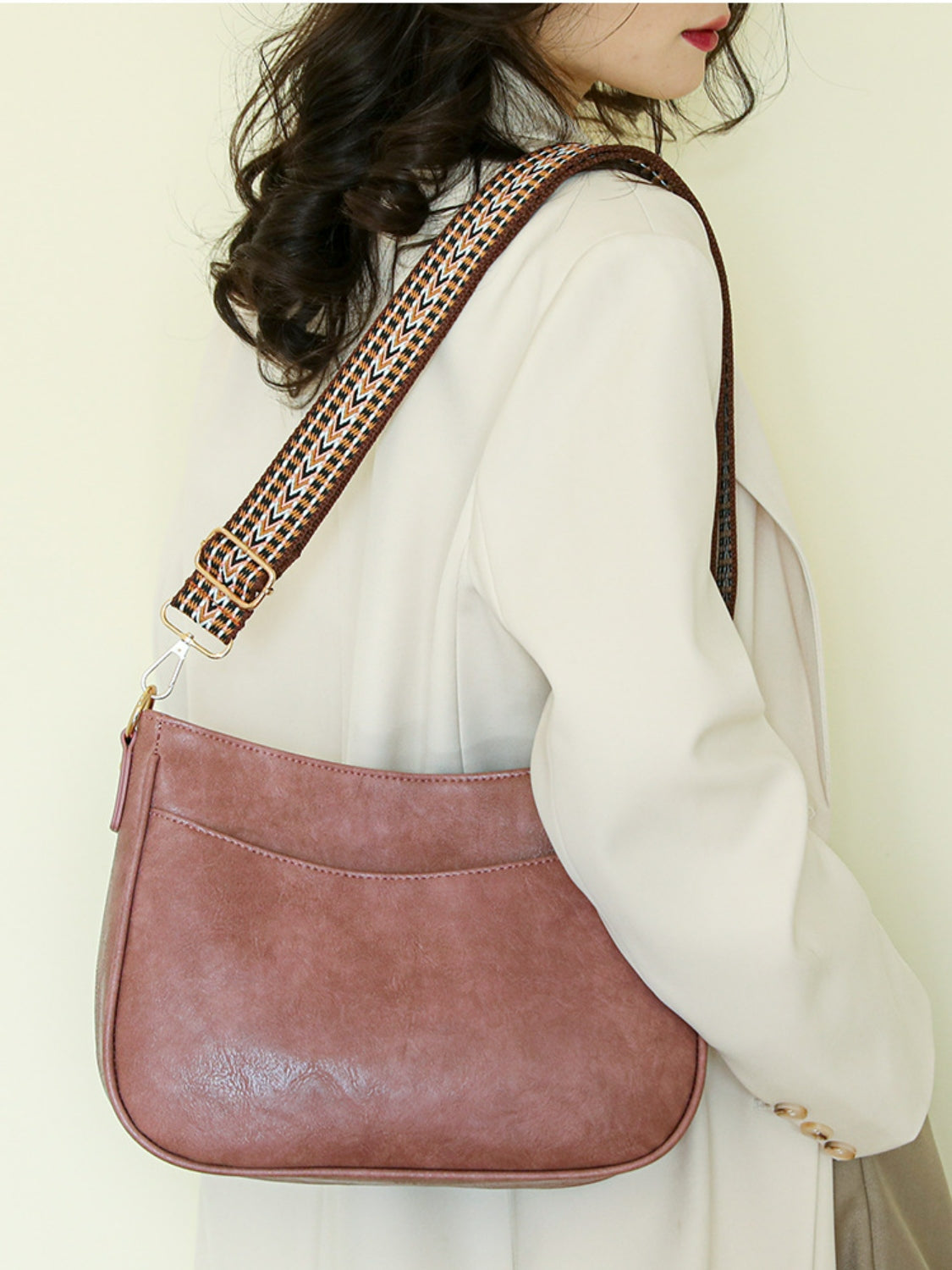 PU Leather Shoulder Bag