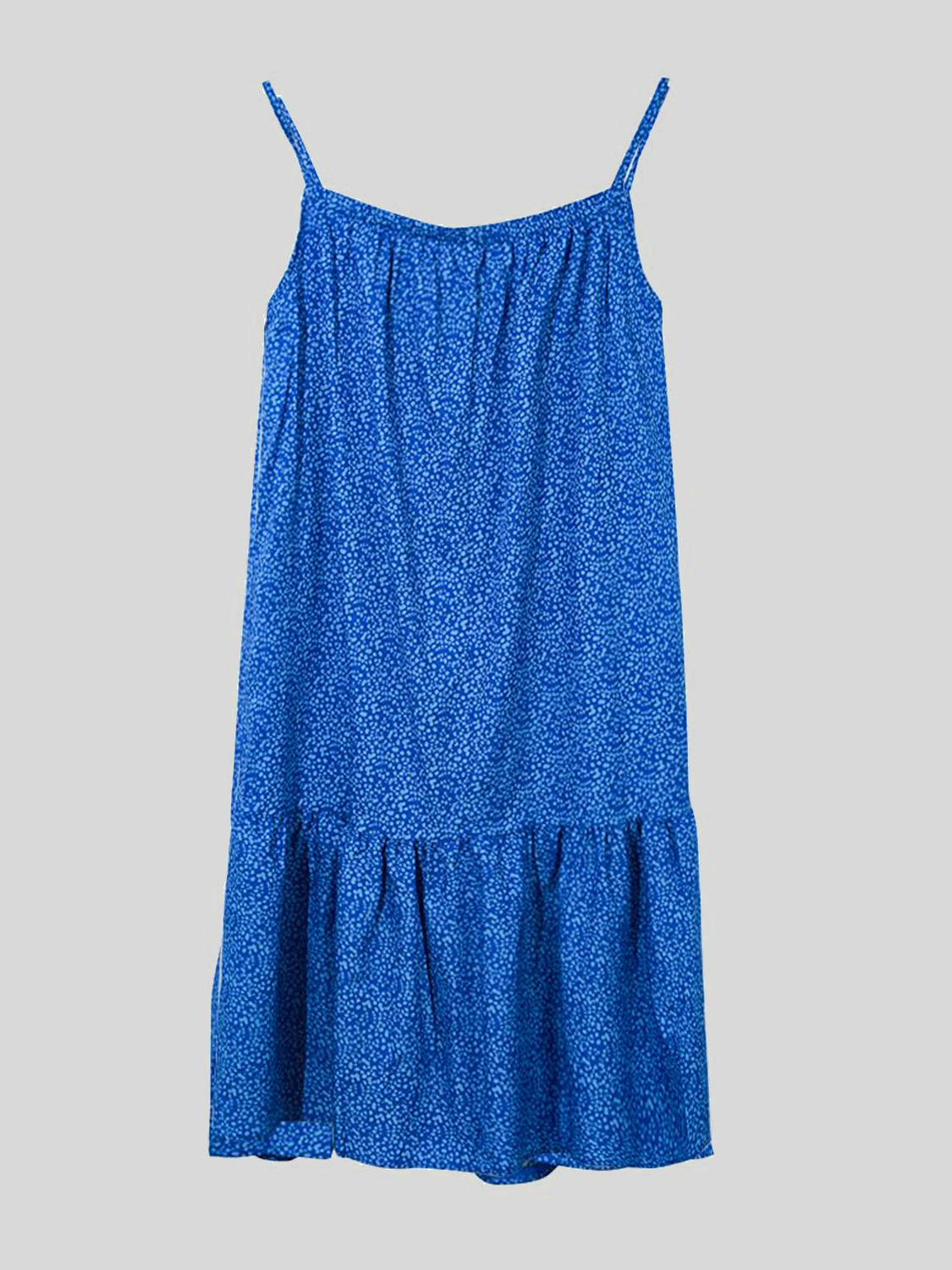 Bedrucktes ärmelloses Mini-Camisole-Kleid in voller Größe