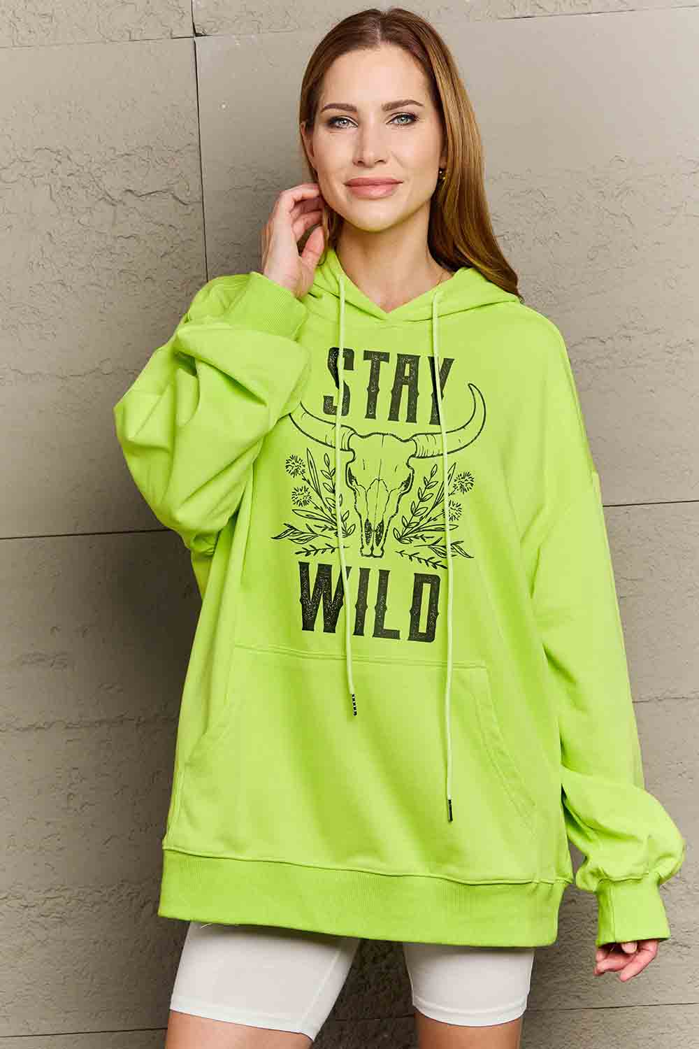 Simply Love Simply Love Full Size STAY WILD Graphic Hoodie