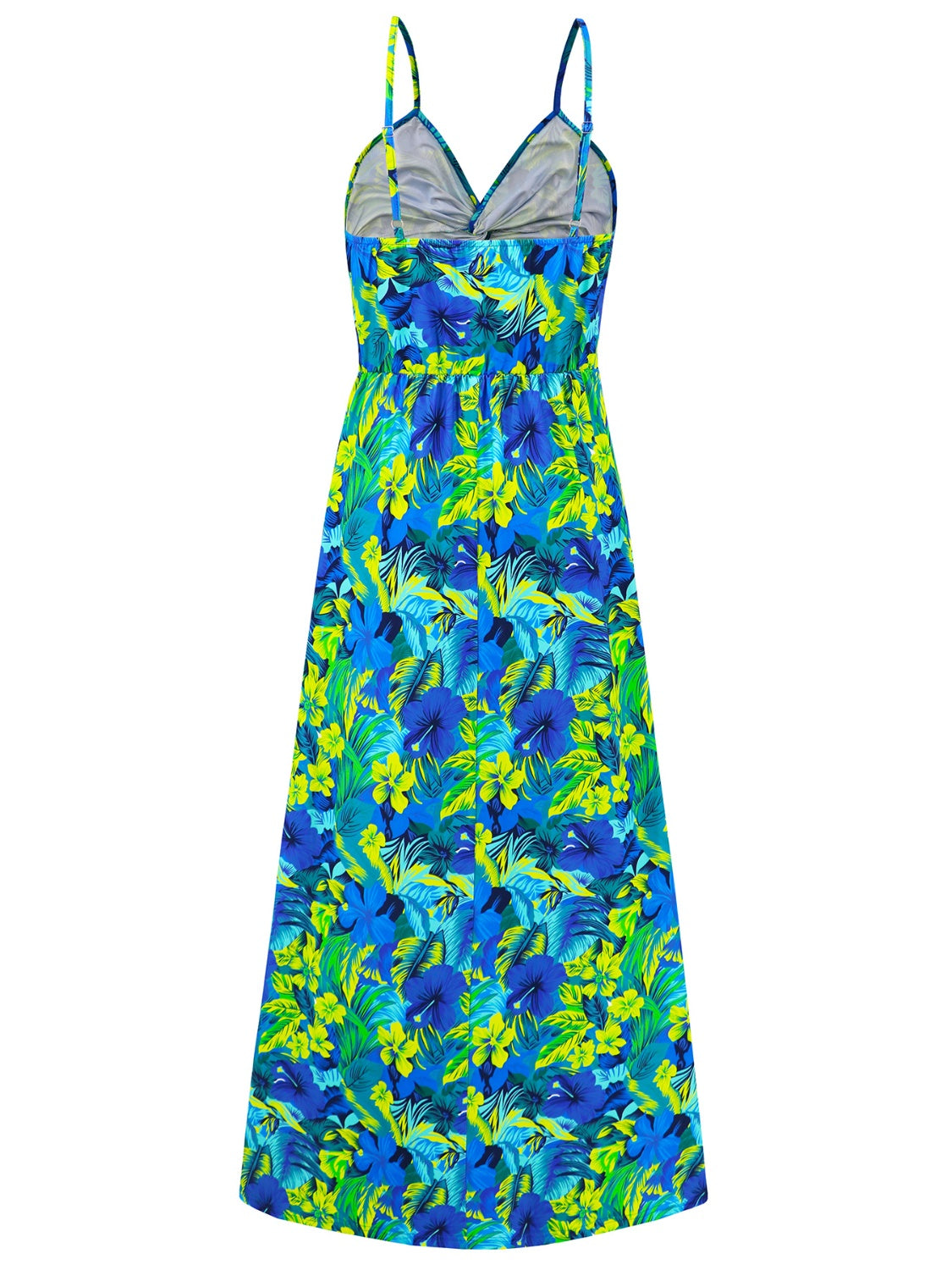 Camisole-Kleid mit V-Ausschnitt und Print