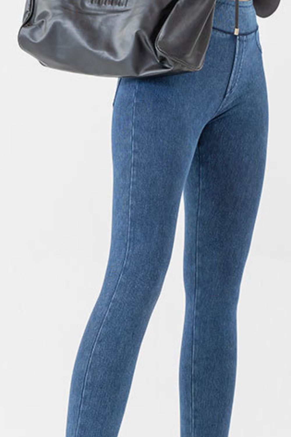 Skinny-Jeans mit hoher Taille