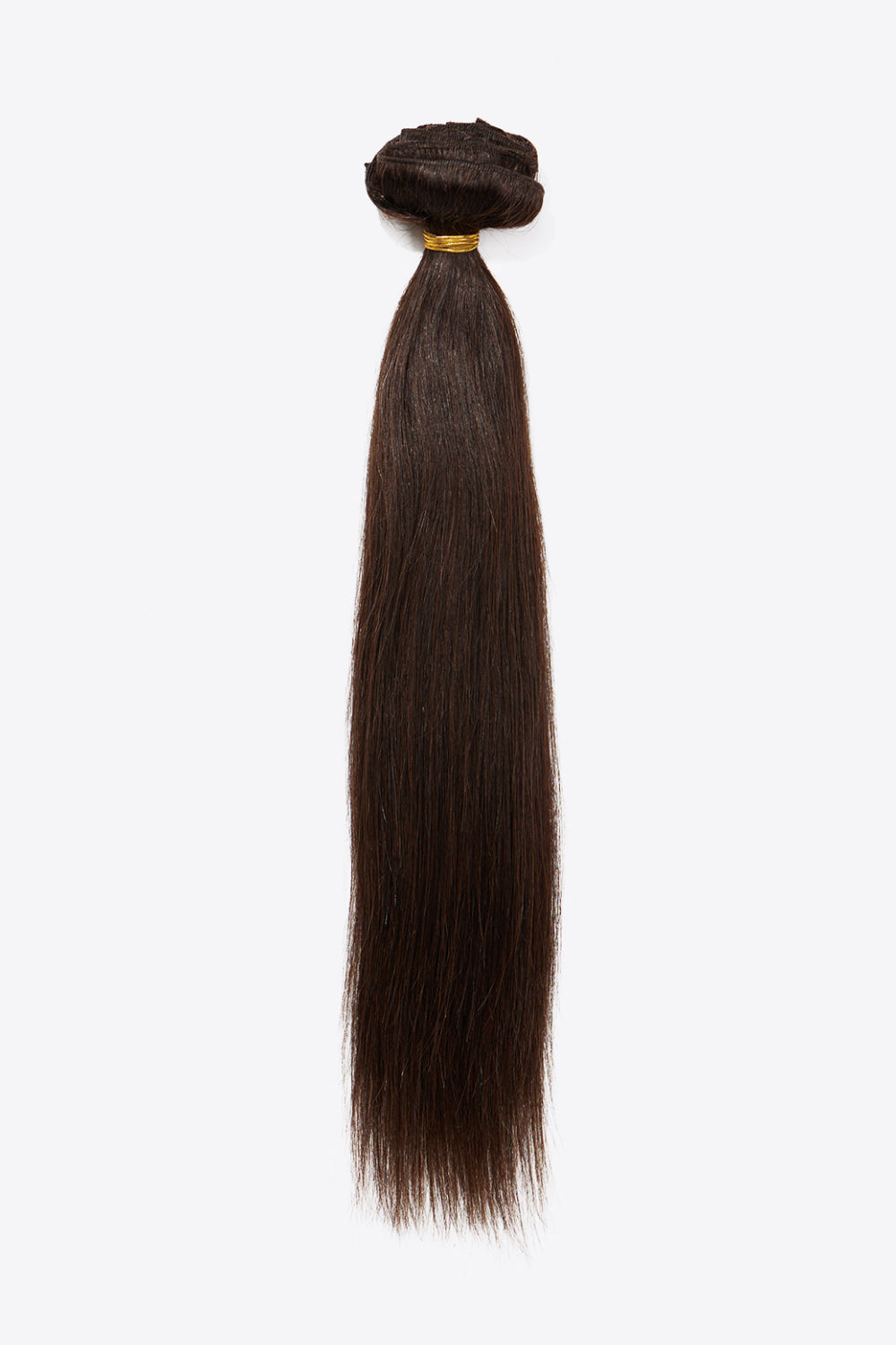 18" 200g #2 Natürliche Clip-in-Haarverlängerung aus Echthaar