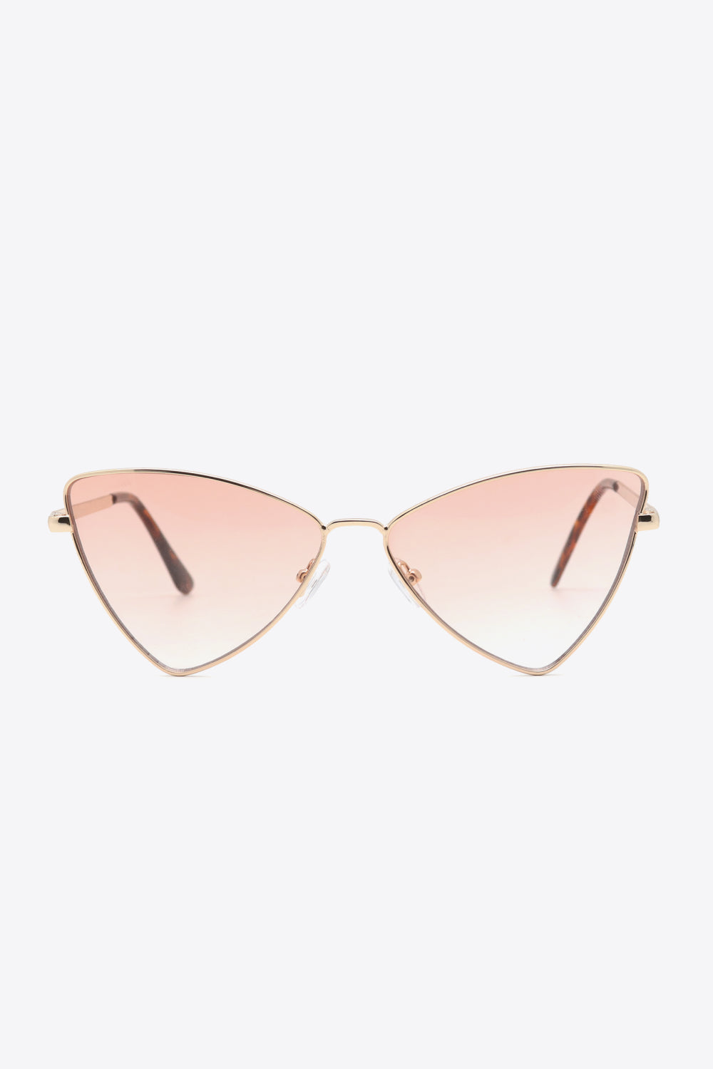 Cat-Eye-Sonnenbrille mit Metallrahmen