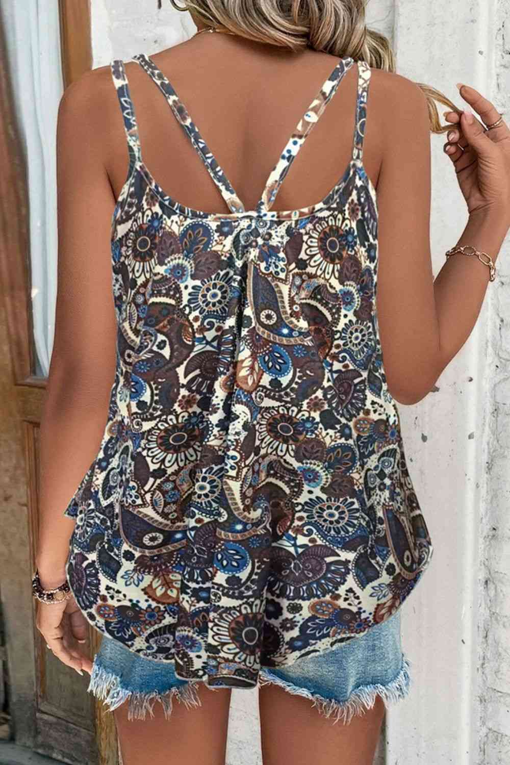 Camisole mit U-Ausschnitt und Doppelträgern