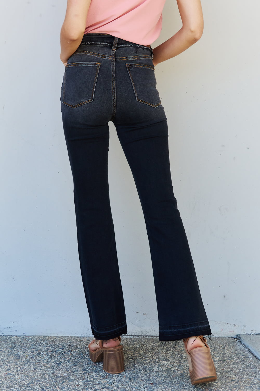 Judy Blue Amber Full Size High Waist Slim Bootcut Jeans