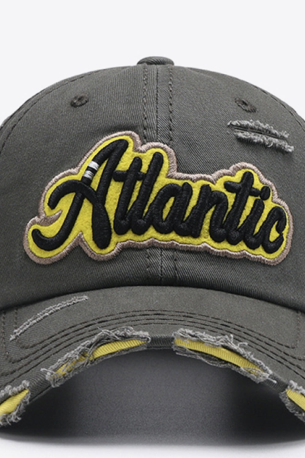 ATLANTIC Baseballkappe mit Grafik im Used-Look