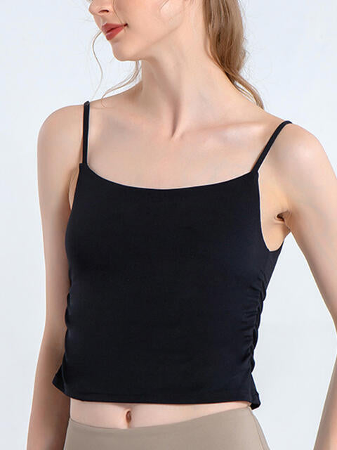 Gerüschtes Sport-Camisole