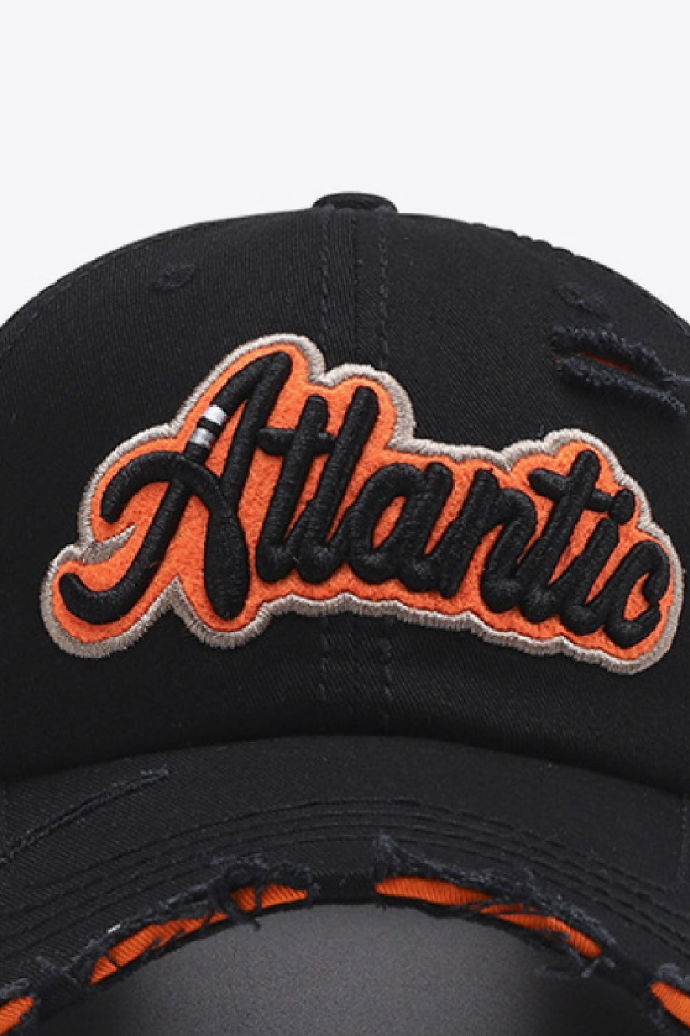 ATLANTIC Baseballkappe mit Grafik im Used-Look