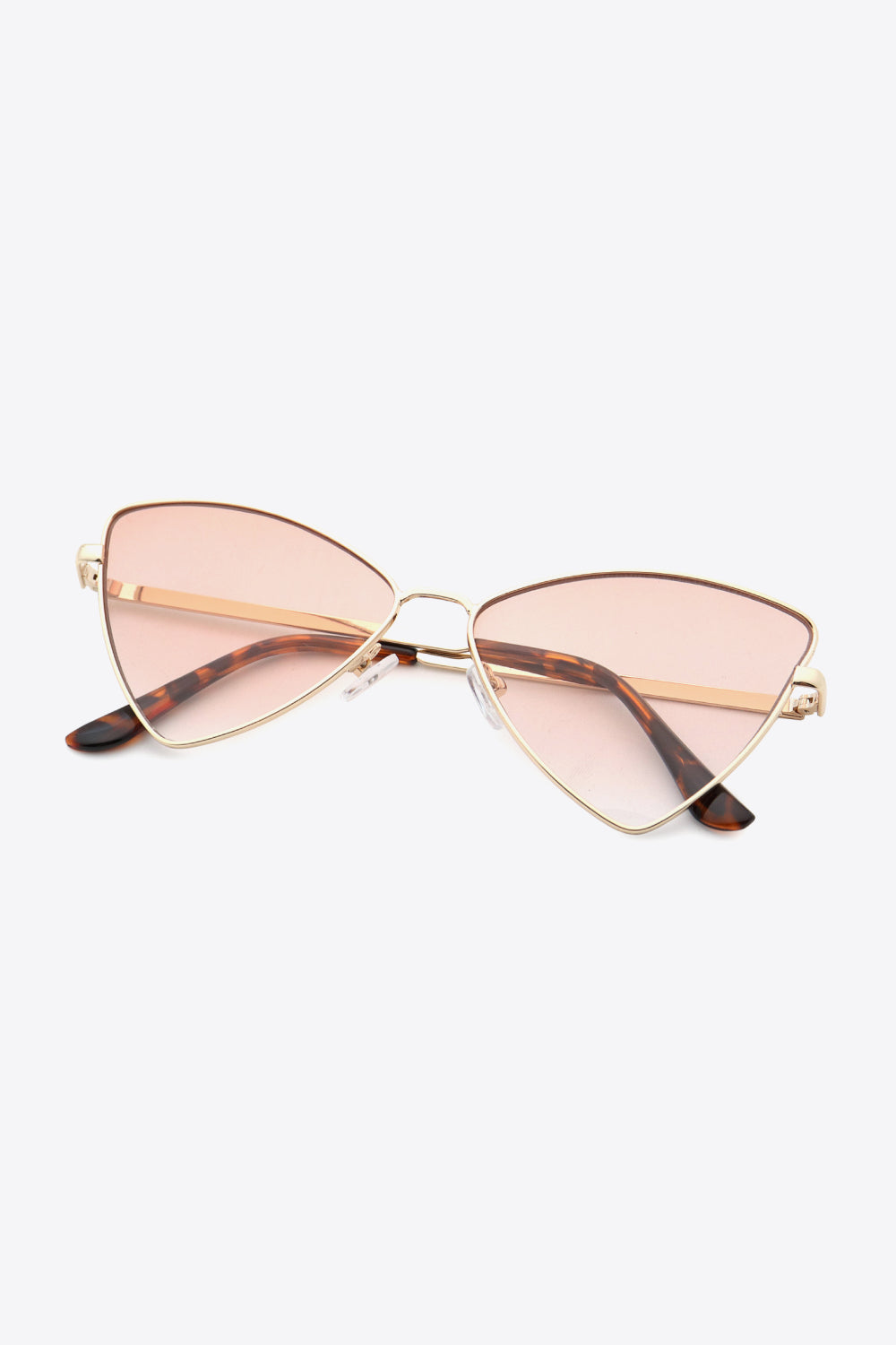 Cat-Eye-Sonnenbrille mit Metallrahmen