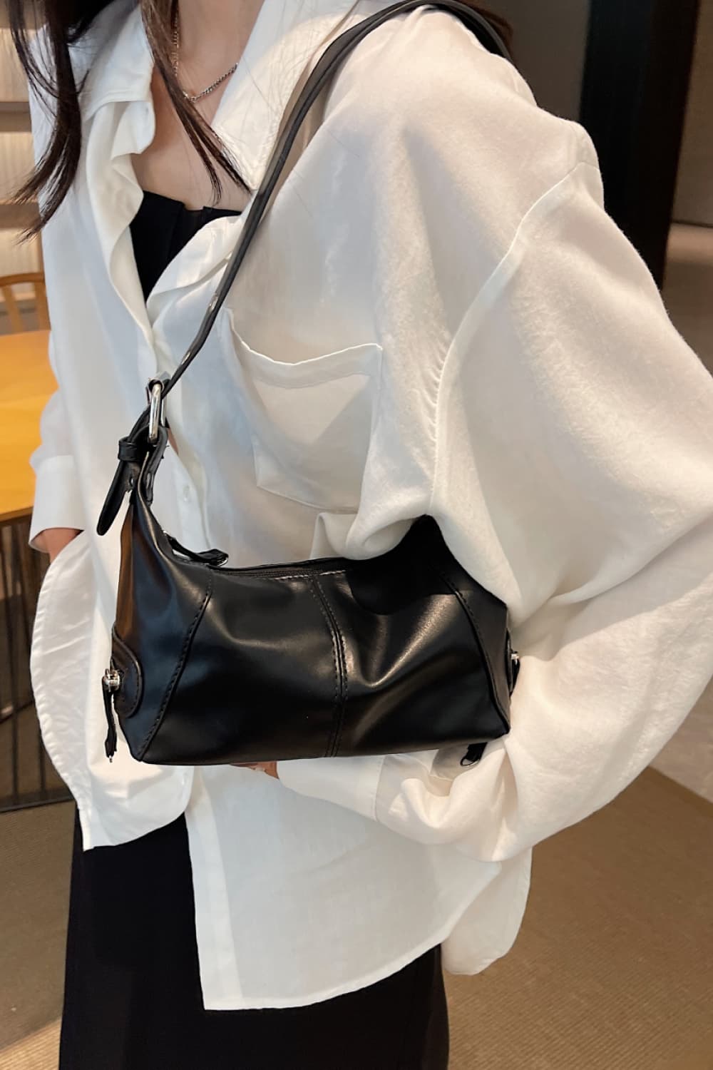 PU Leather Shoulder Bag