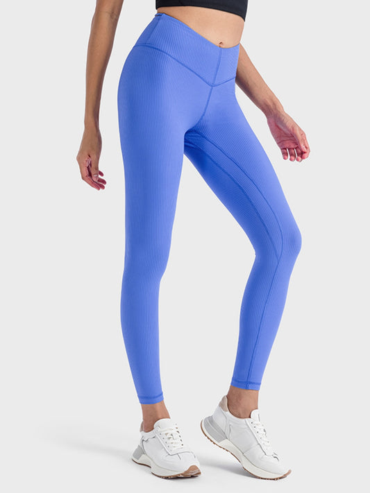 Sport-Leggings mit breitem Bund