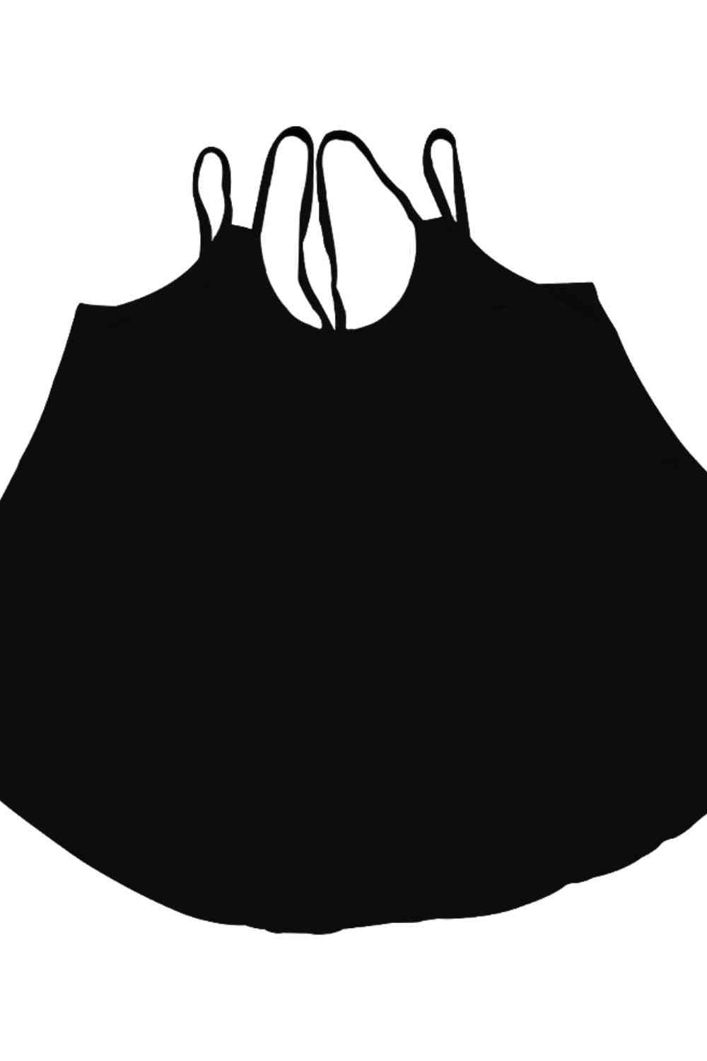 Camisole mit U-Ausschnitt und Doppelträgern