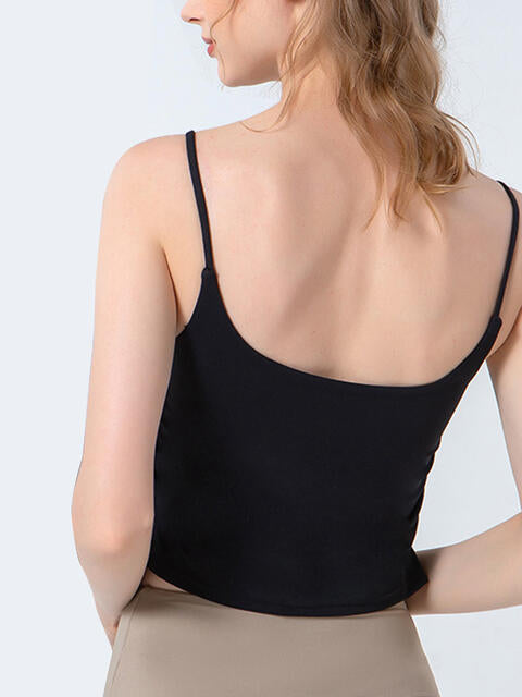 Gerüschtes Sport-Camisole