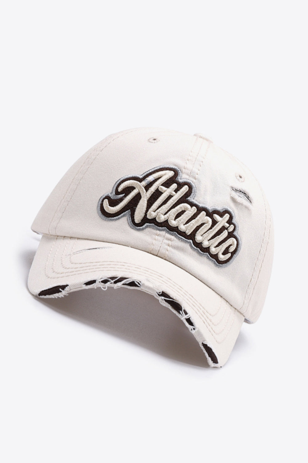 ATLANTIC Baseballkappe mit Grafik im Used-Look