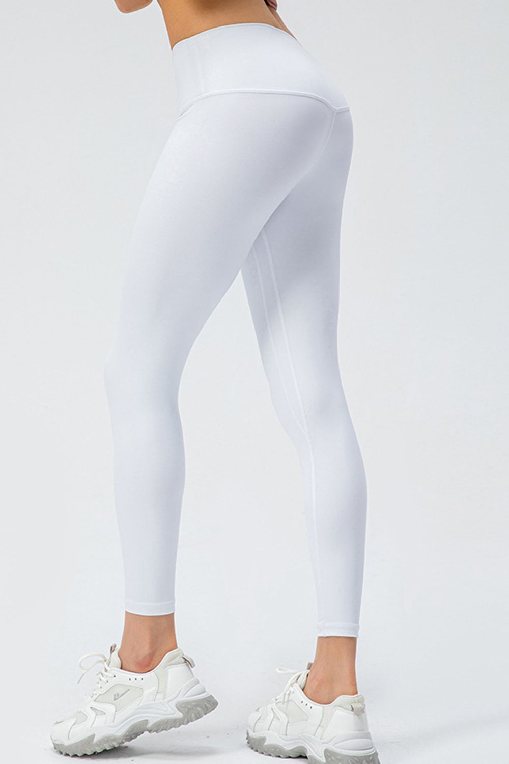 Aktiv-Leggings mit schmaler Passform und breitem Bund