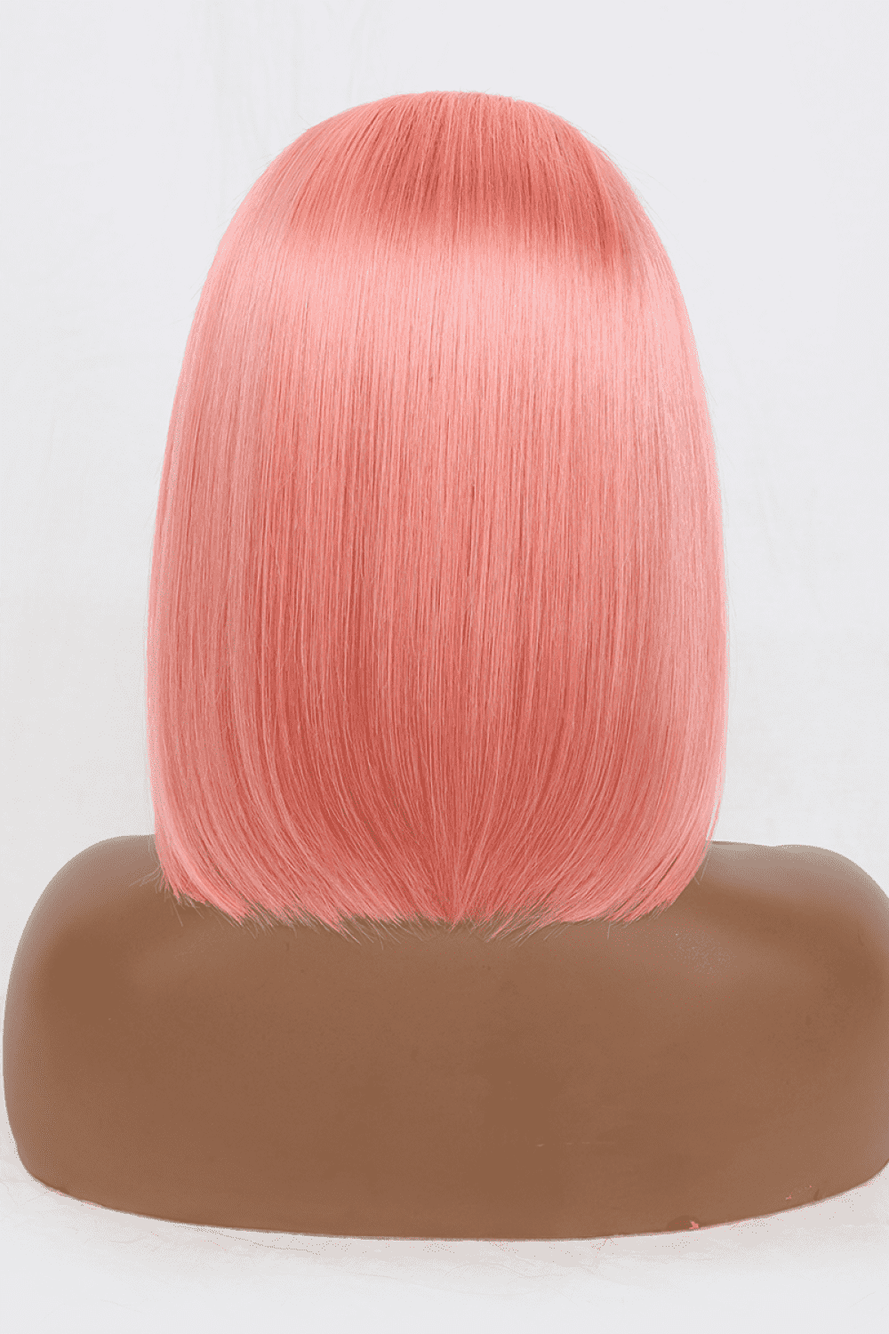 12" 165g Lace Front Perücke Echthaar in Rosa 150% Dichte