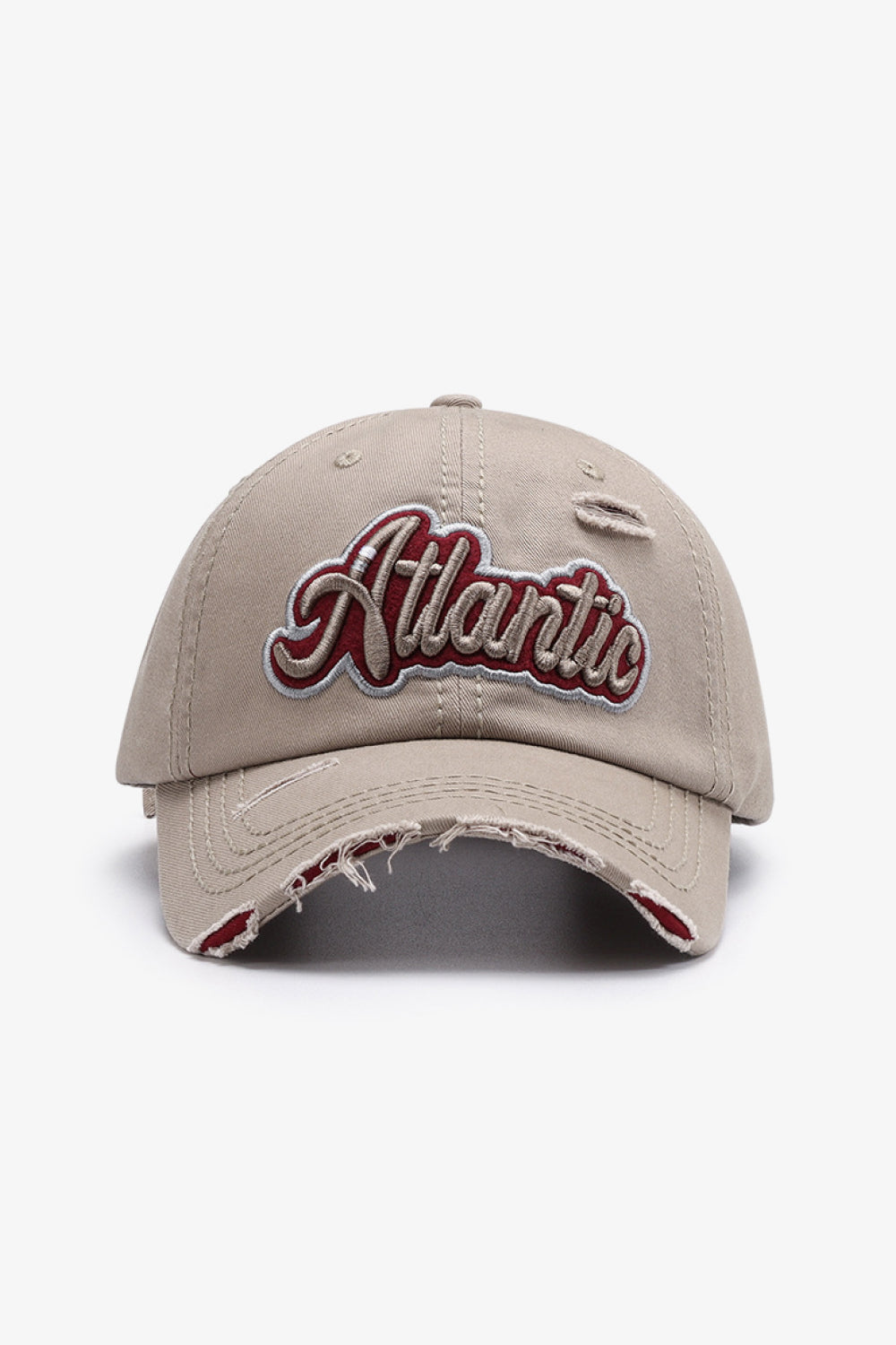 ATLANTIC Baseballkappe mit Grafik im Used-Look