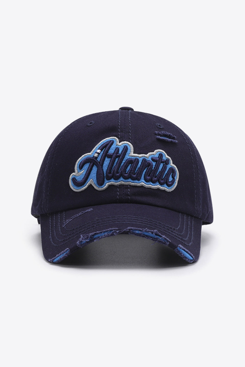 ATLANTIC Baseballkappe mit Grafik im Used-Look