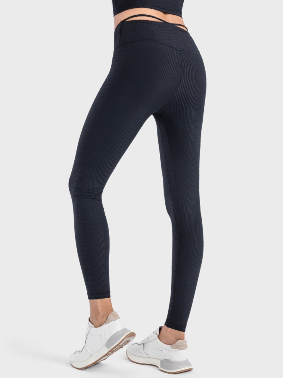 Sport-Leggings mit breitem Bund