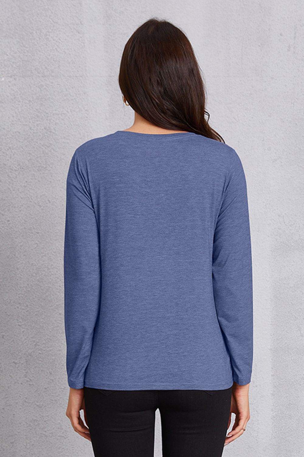 COFFEE SUNSHINE Round Neck Long Sleeve T-Shirt