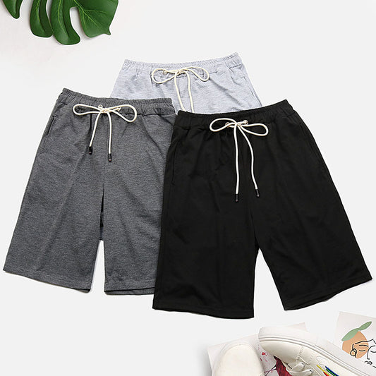 Dreiteiliges Shorts-Set mit Kordelzug in der Taille