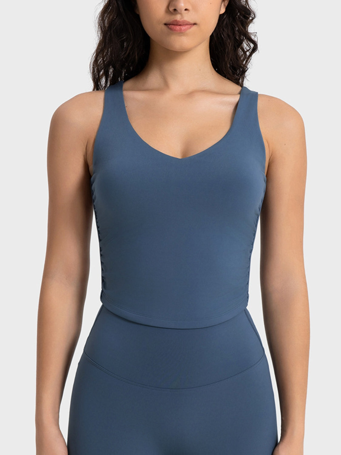 Kurzes Sport-Tanktop