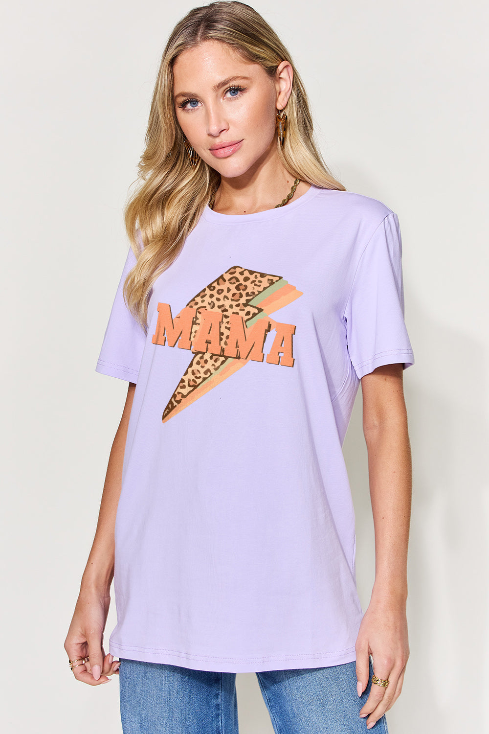 Simply Love Full Size MAMA Round Neck Short Sleeve T-Shirt