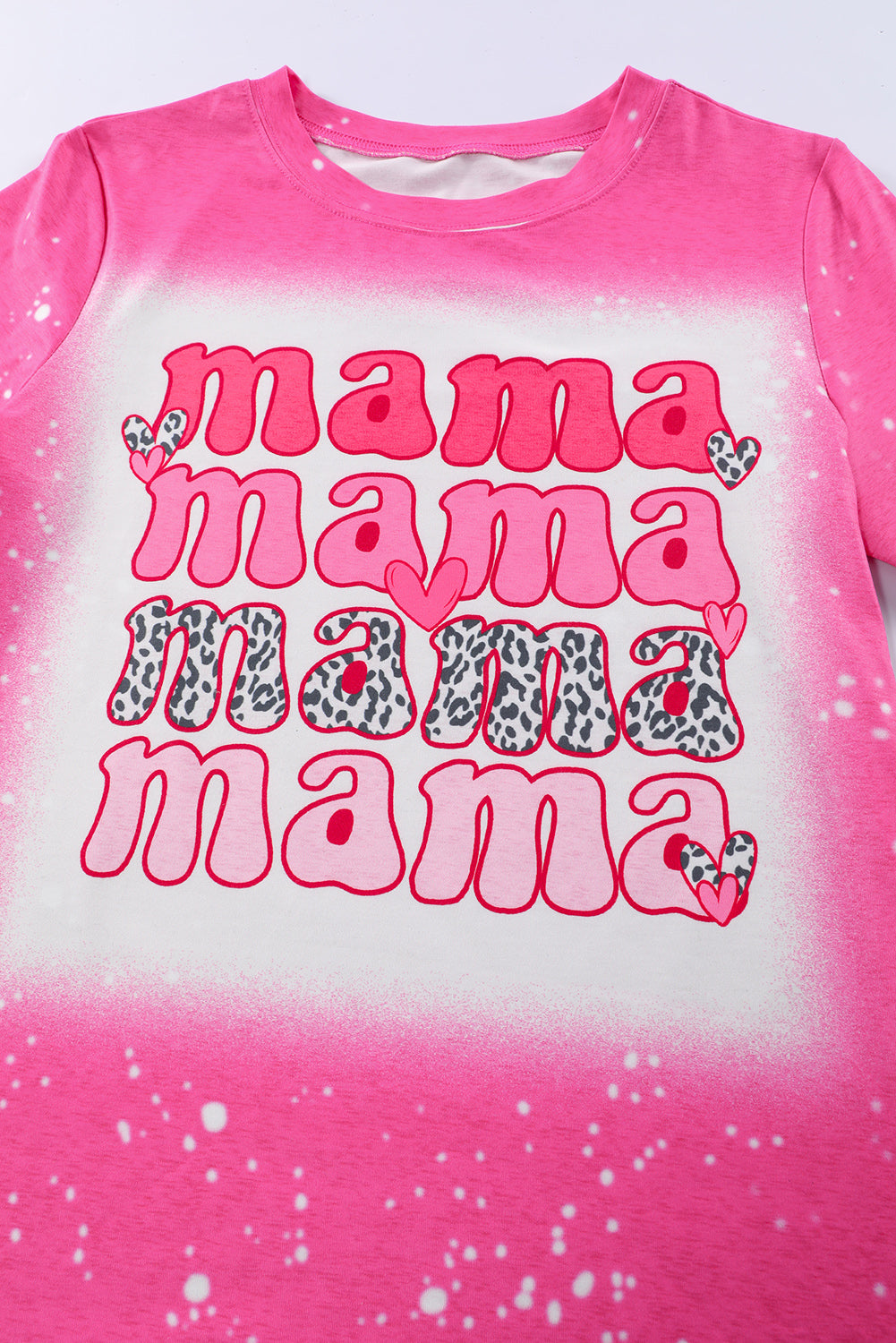 MAMA T-Shirt mit Rundhalsausschnitt und kurzen Ärmeln