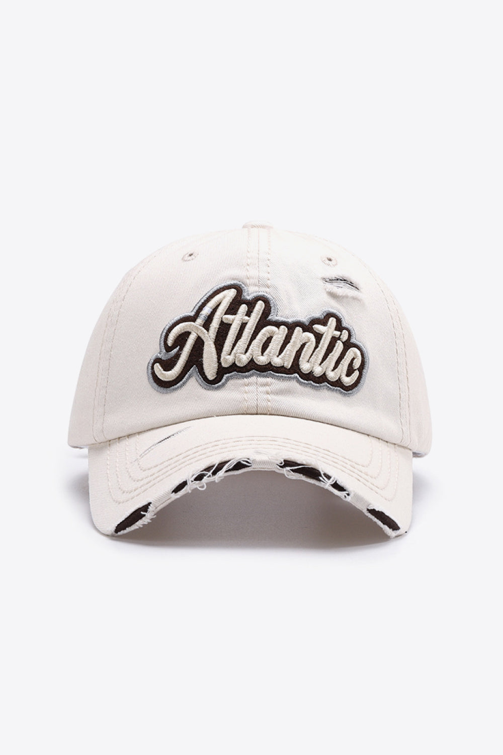 ATLANTIC Baseballkappe mit Grafik im Used-Look