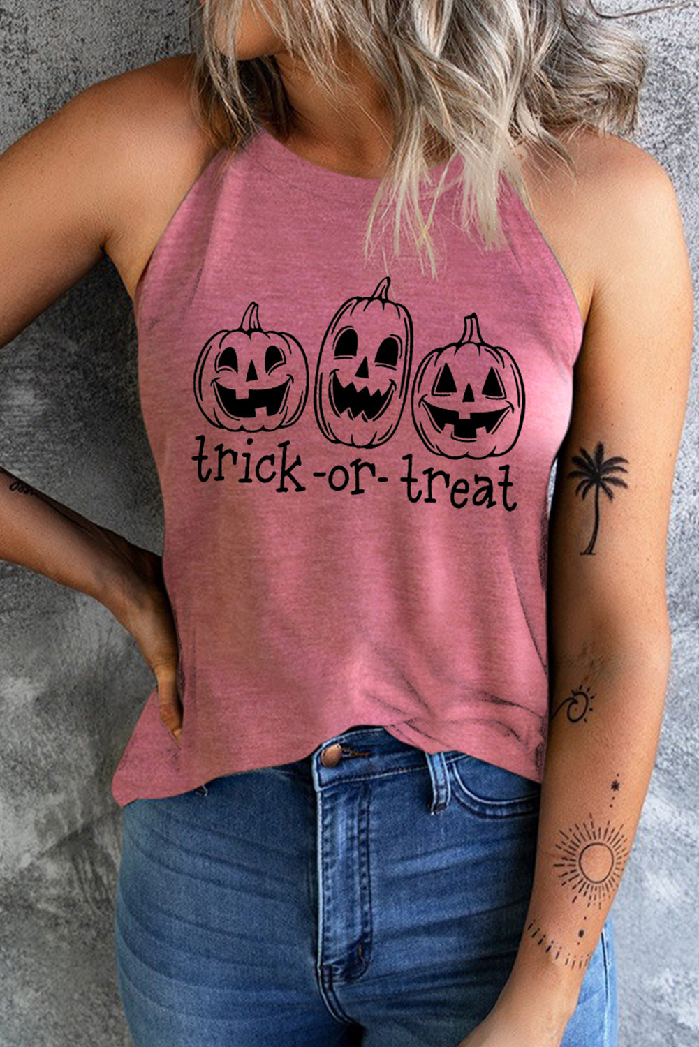 TRICK OR TREAT - Tanktop mit Grafik