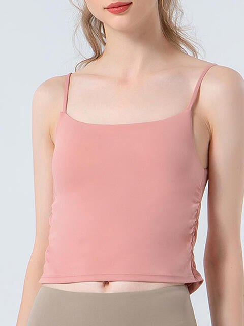 Gerüschtes Sport-Camisole