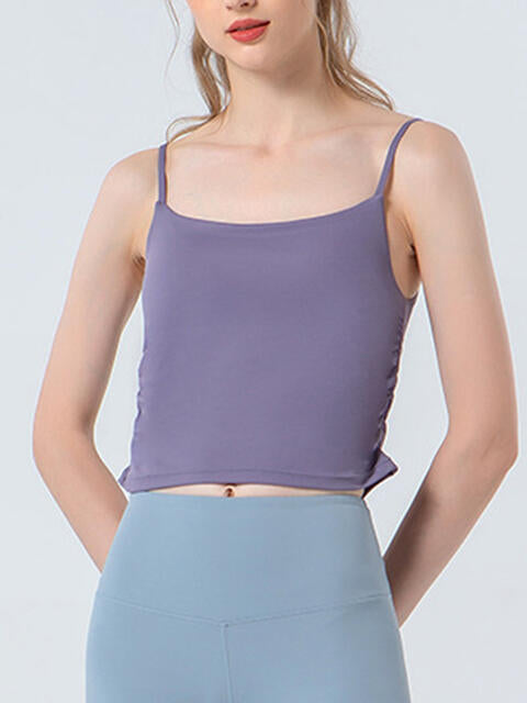 Gerüschtes Sport-Camisole