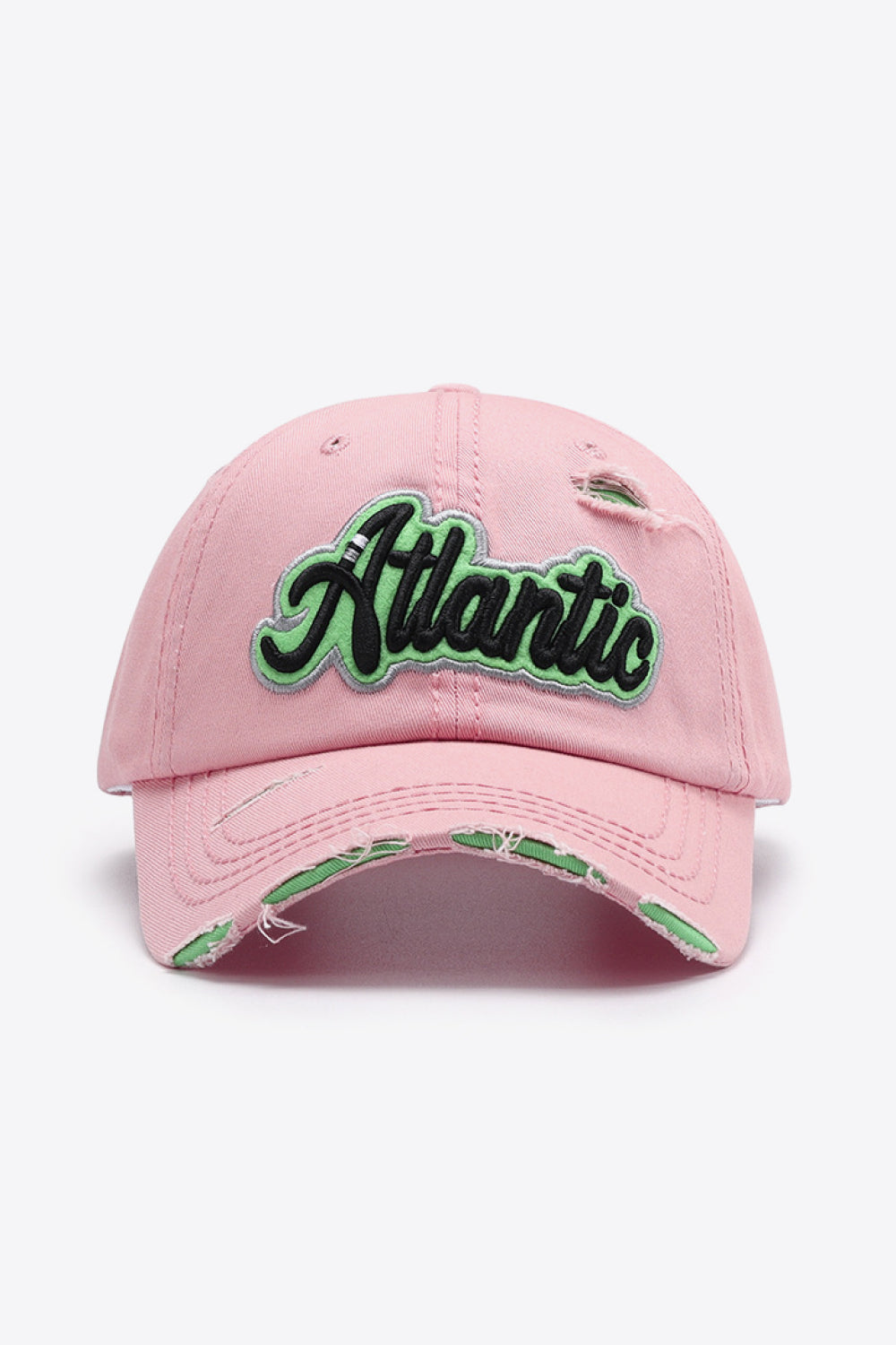 ATLANTIC Baseballkappe mit Grafik im Used-Look