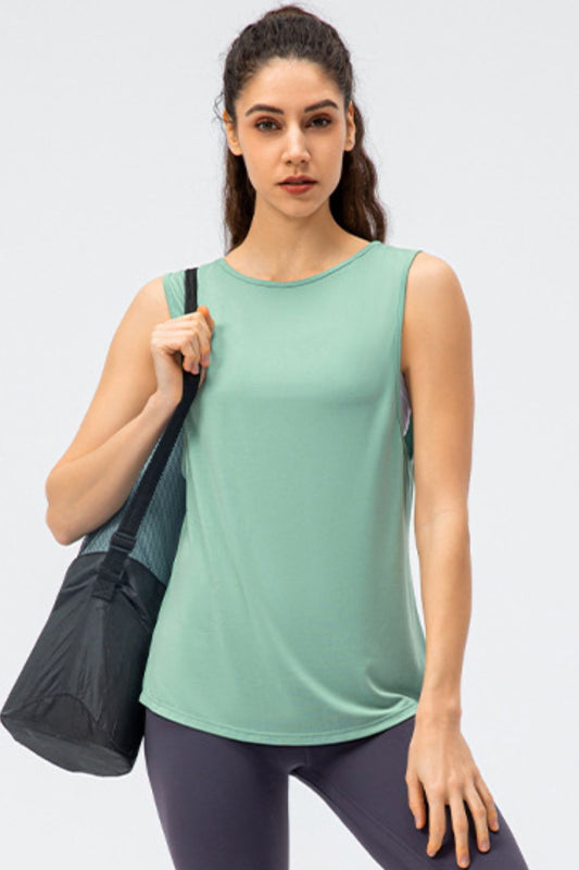 Wendbares Active-Tanktop mit Cut-Out