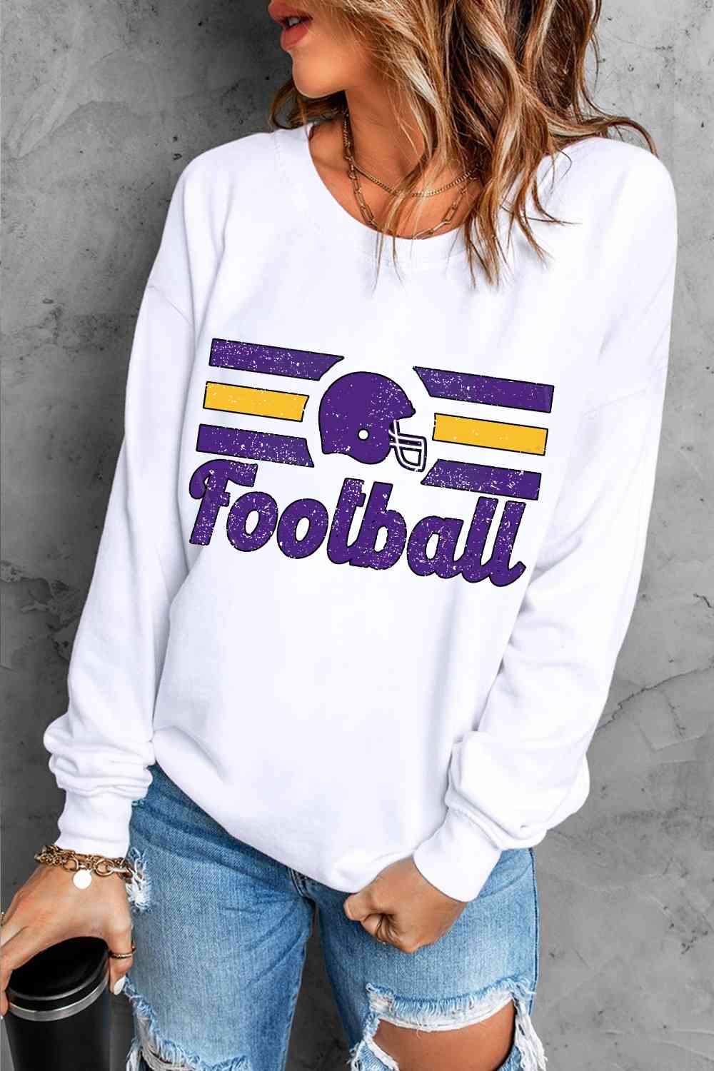 FOOTBALL Langarm-Sweatshirt mit Grafik