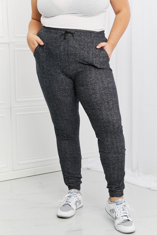 Leggings Depot – Stay In – Jogginghose in voller Größe mit Kordelzug in der Taille