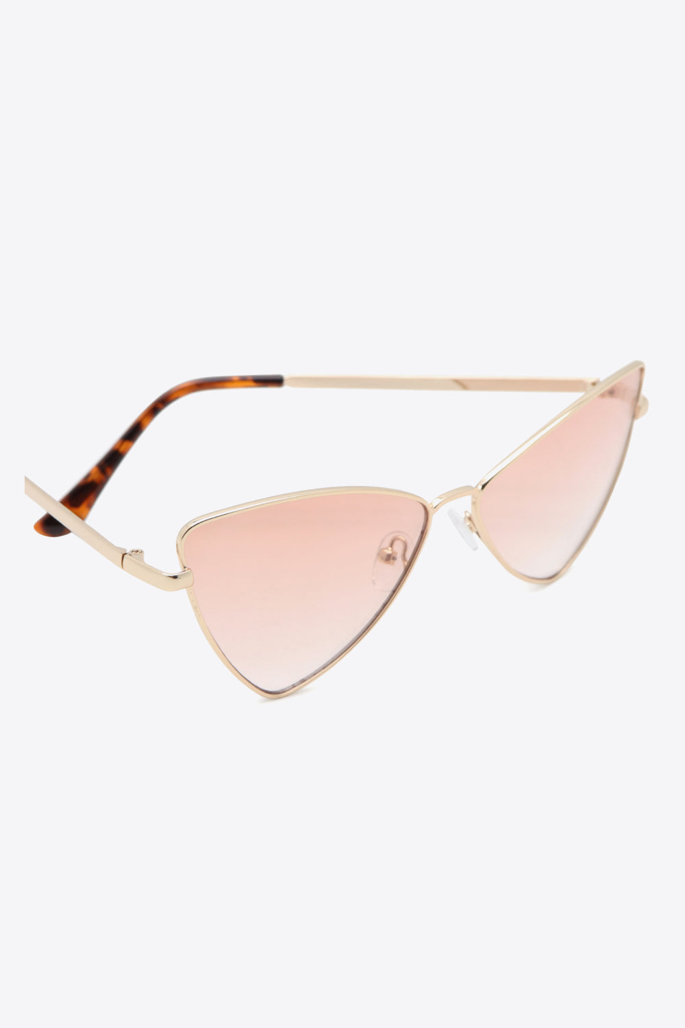 Cat-Eye-Sonnenbrille mit Metallrahmen