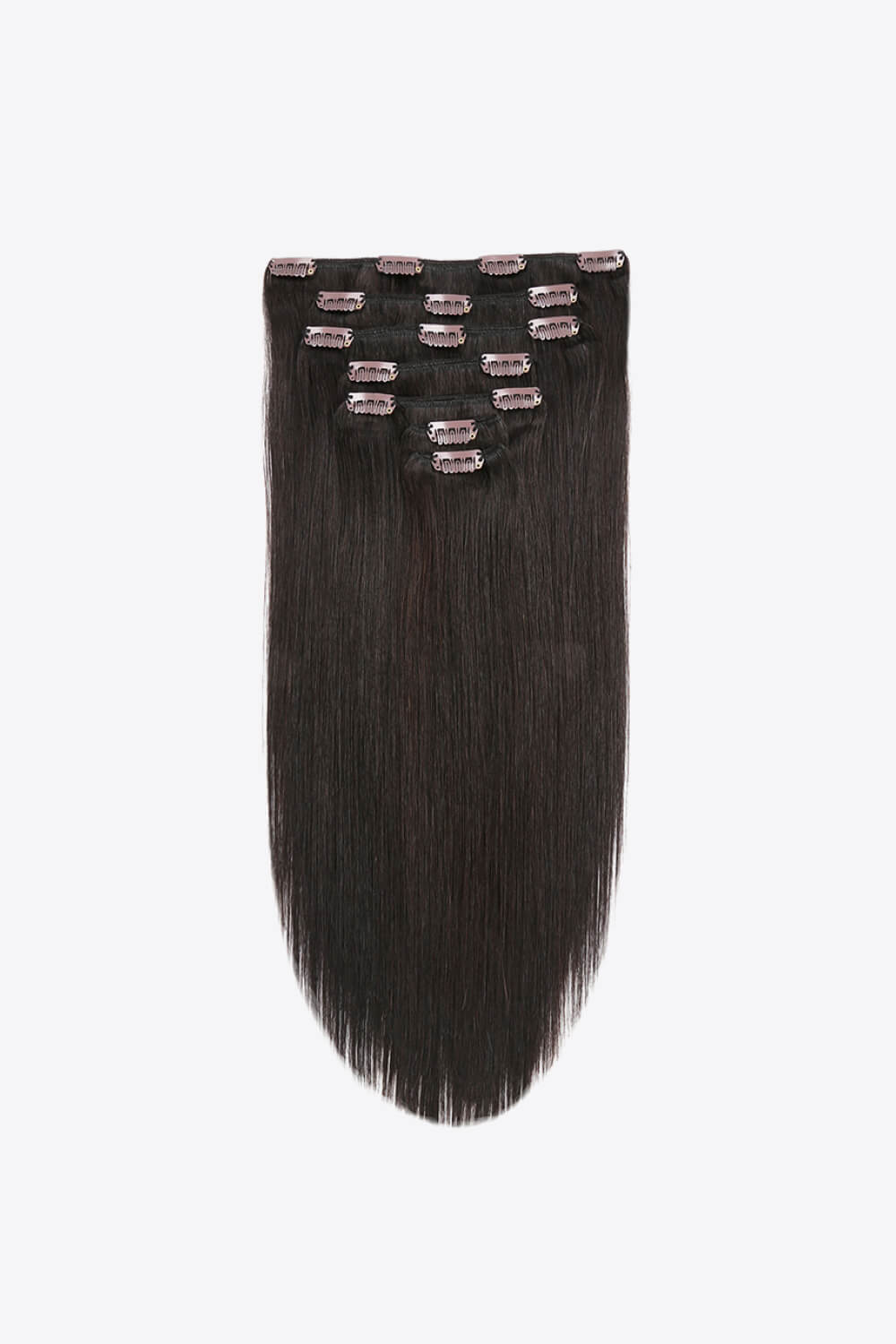 Extensiones de cabello con clip de 20 "y 120 g Cabello humano indio